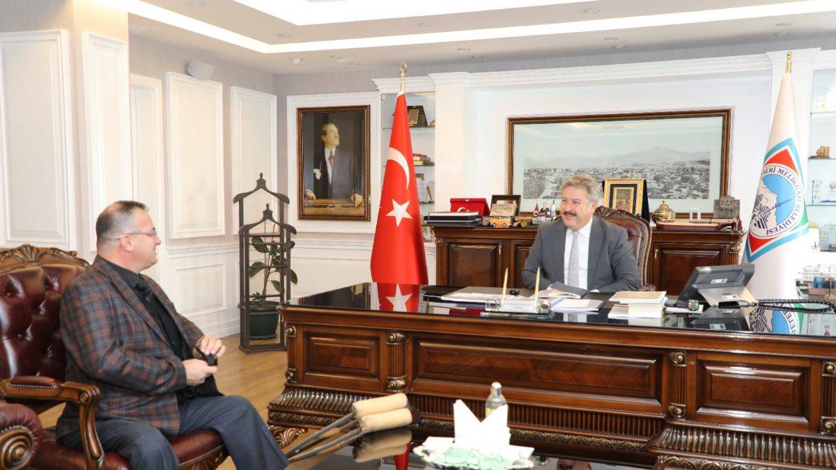 Melikgazi Belediyesi Engelliler Spor Kulübü'nden Başkan Palancıoğlu'na ziyaret