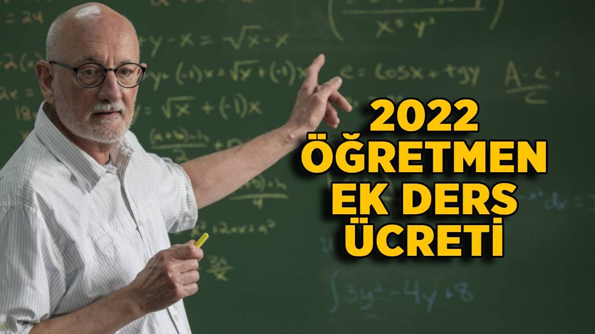 2022 ek ders ücreti | 2022 öğretmen ek ders ücreti ne kadar olacak? (Sözleşmeli-Kadrolu)