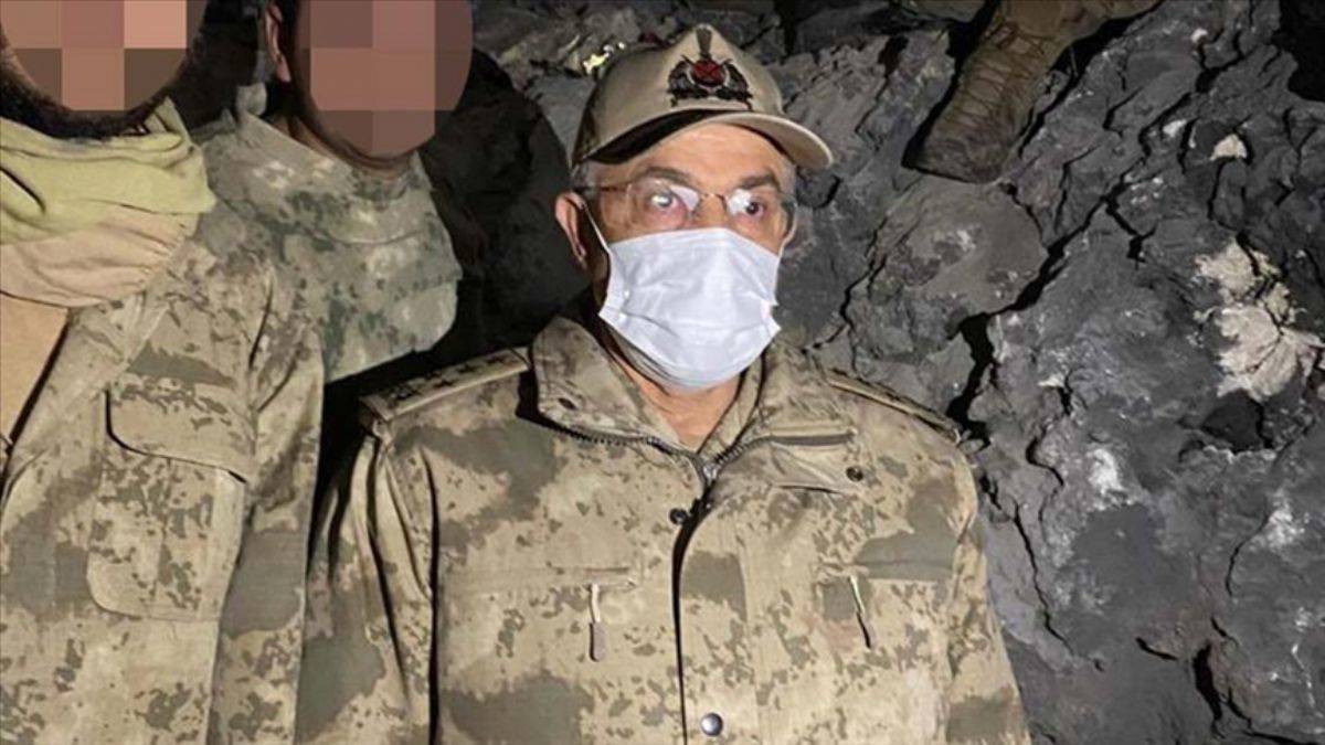 Jandarma Genel Komutanı Orgeneral Çetin, o mağarayı inceledi