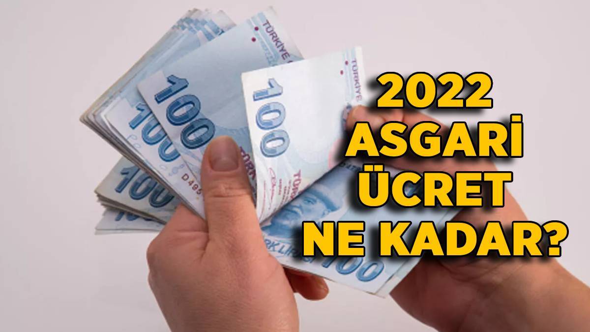 Asgari ücret 4150 TL mi? 2022 asgari ücret 4200 lira mı? 2022 net ve brüt asgari ücret ne kadar olacak?