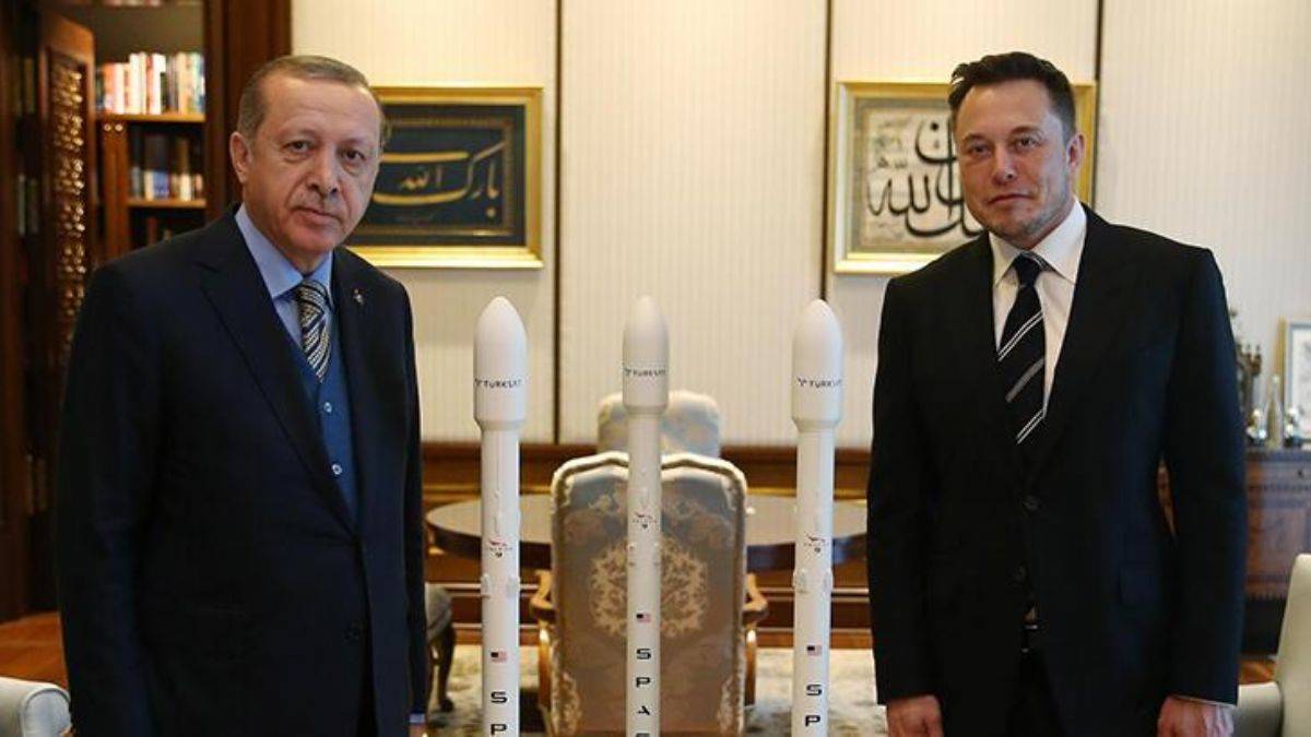 Cumhurbaşkanı Erdoğan, Elon Musk ile görüştü