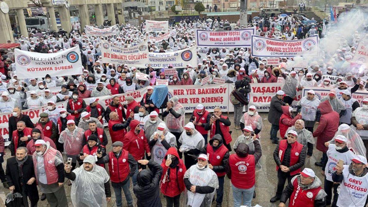 Bakırköy Belediyesi işçilerinin grevi 54 gündür sürüyor