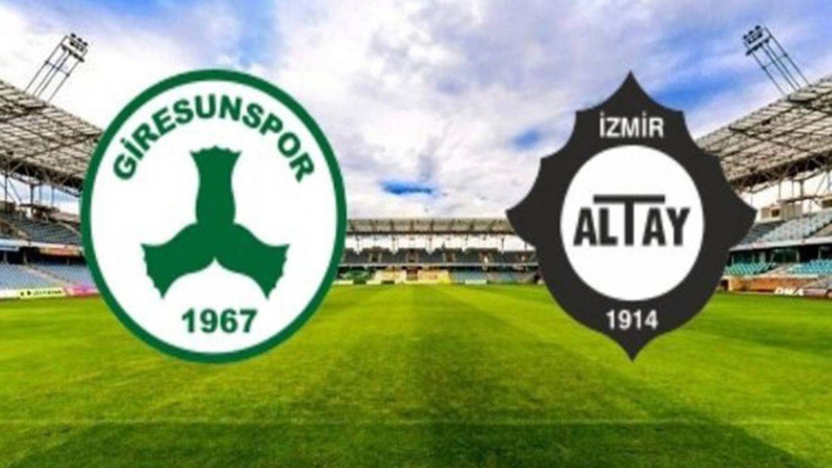Giresunspor-Altay maçı kaç kaç bitti? Giresunspor'un kaç puanı var?