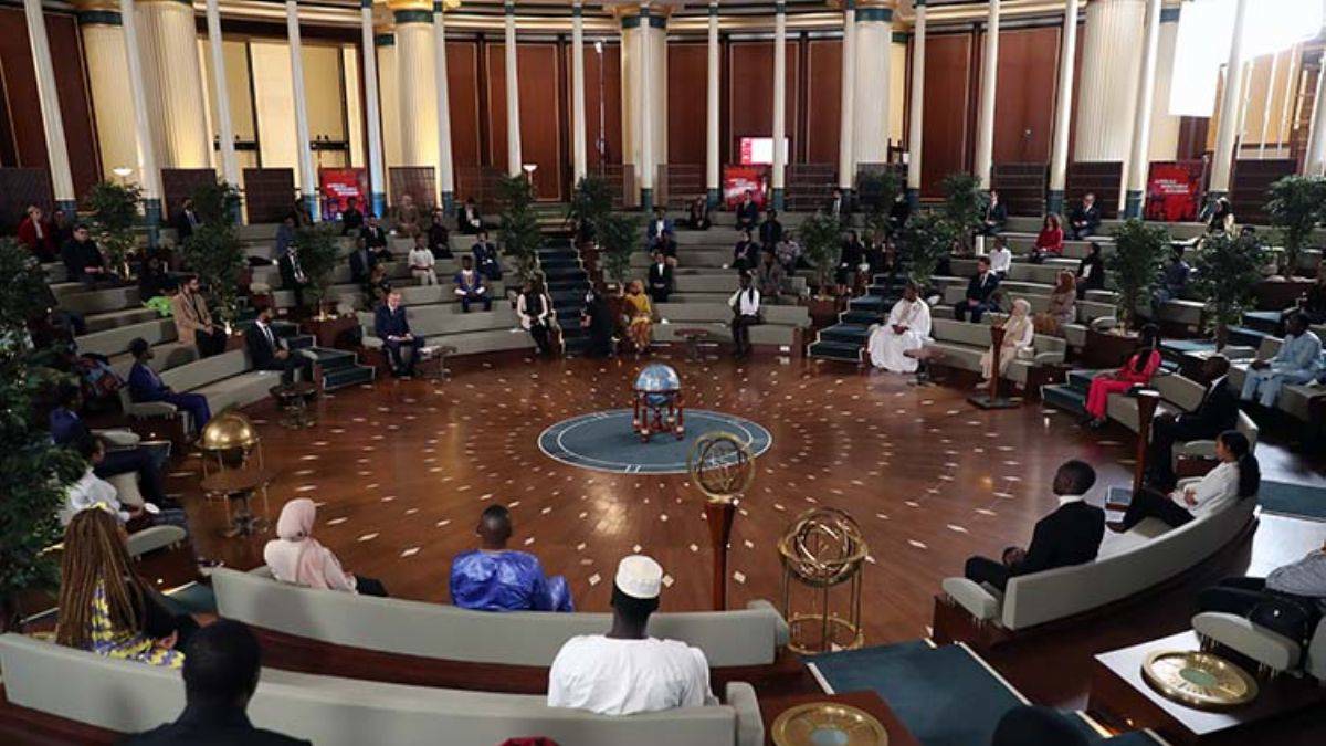 Erdoğan, Afrikalı gençlerle buluştu