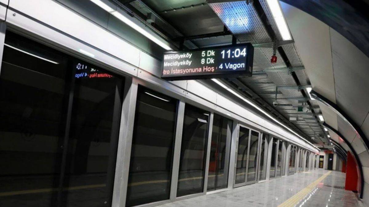 Mecidiyeköy-Mahmutbey Metro Hattı açıldı