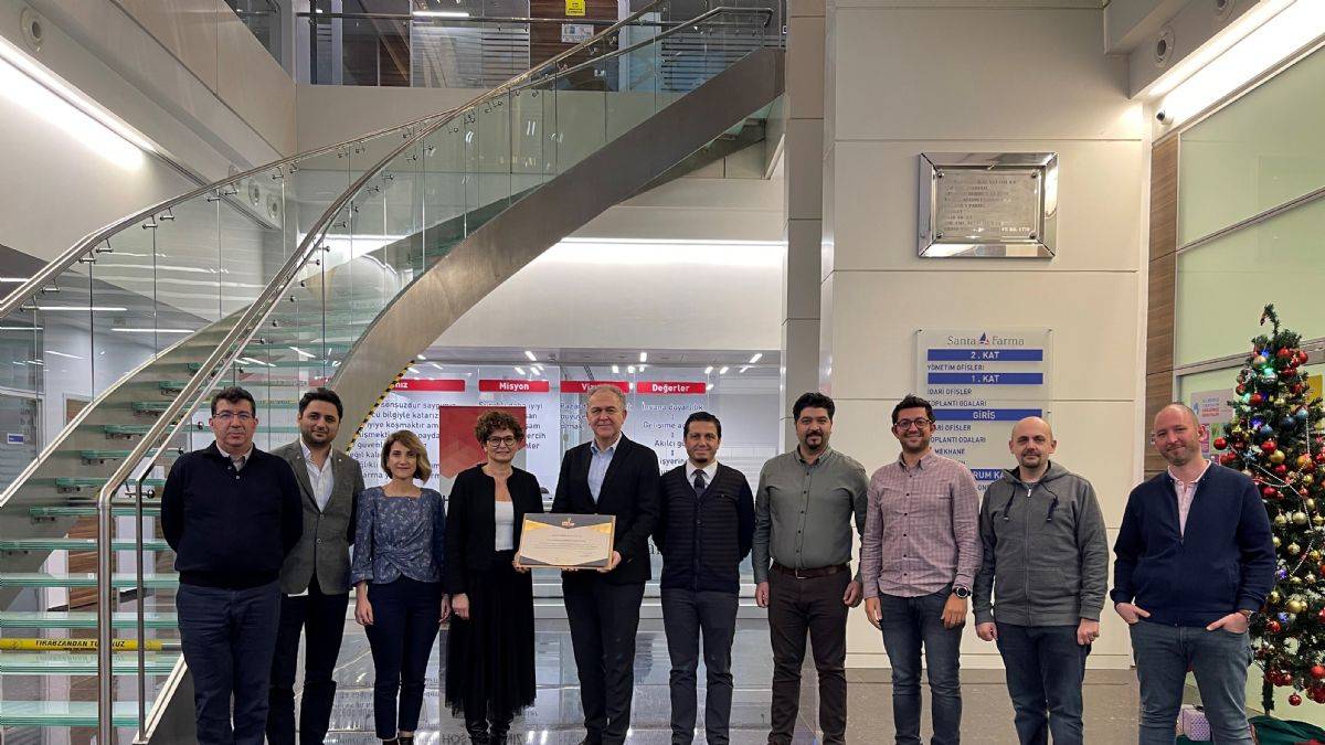 Santa Farma'ya Verimlilik Proje Ödülü