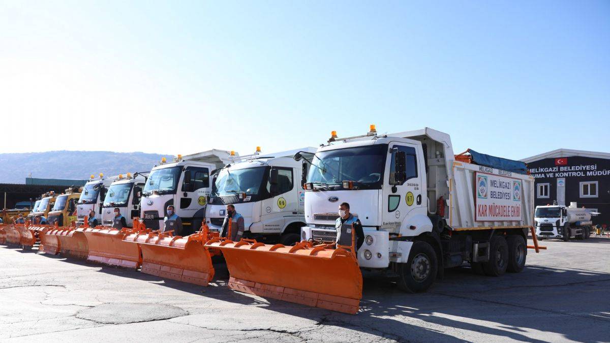 Melikgazi Belediyesi kışa hazır