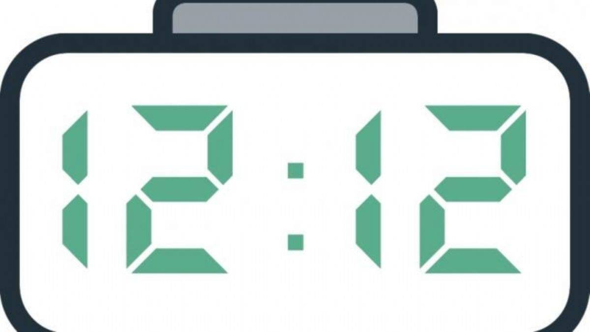 Saatin 12:12 olması ne anlama gelmektedir?