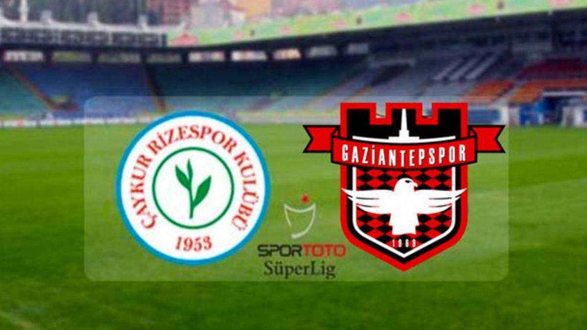 Gaziantepspor, Rize'den 3 altın puanla dönüyor