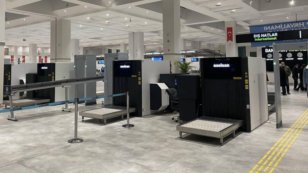 ASELSAN'ın X-ray cihazları Gaziantep Havalimanı'nda