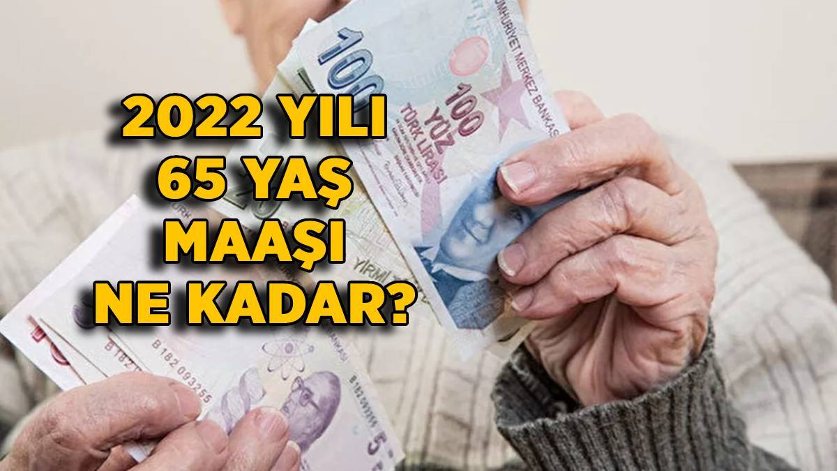 2022 65 yaş aylığı ne kadar oldu? 2022 yaşlılık maaşı kaç TL oldu?