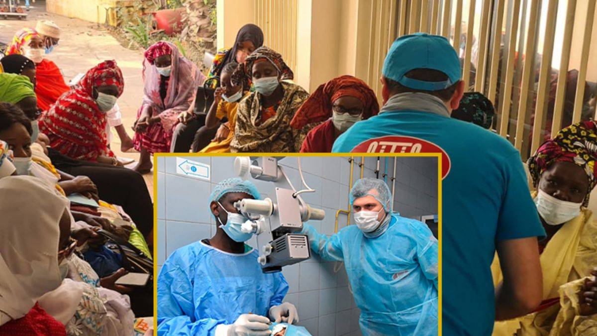 DİTİB, Senegal’de 400 katarakt hastasına 'ışık' oldu