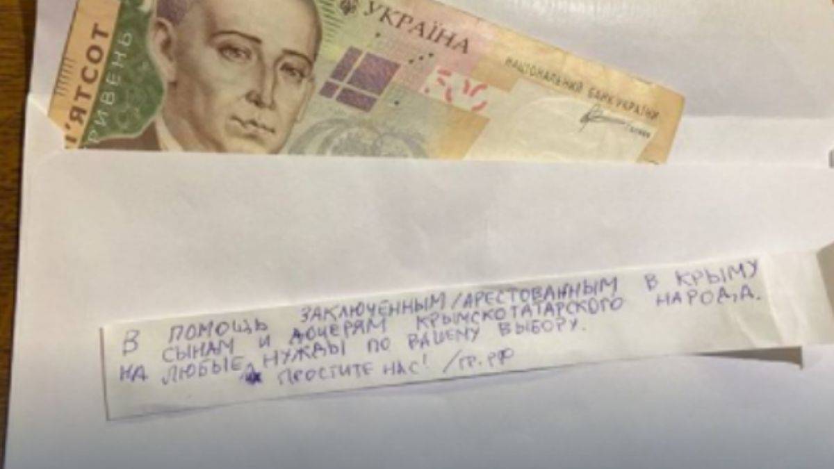 Rus vatandaşından Kırımlı tutuklular için özür notu ve bağış