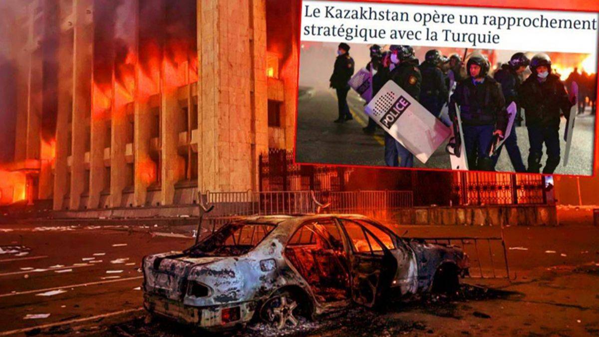 Fransız basını Kazakistan'daki zamanlamaya dikkat çekti: 'Olaylar Türkiye ile yakınlaştığı dönemde yaşandı'