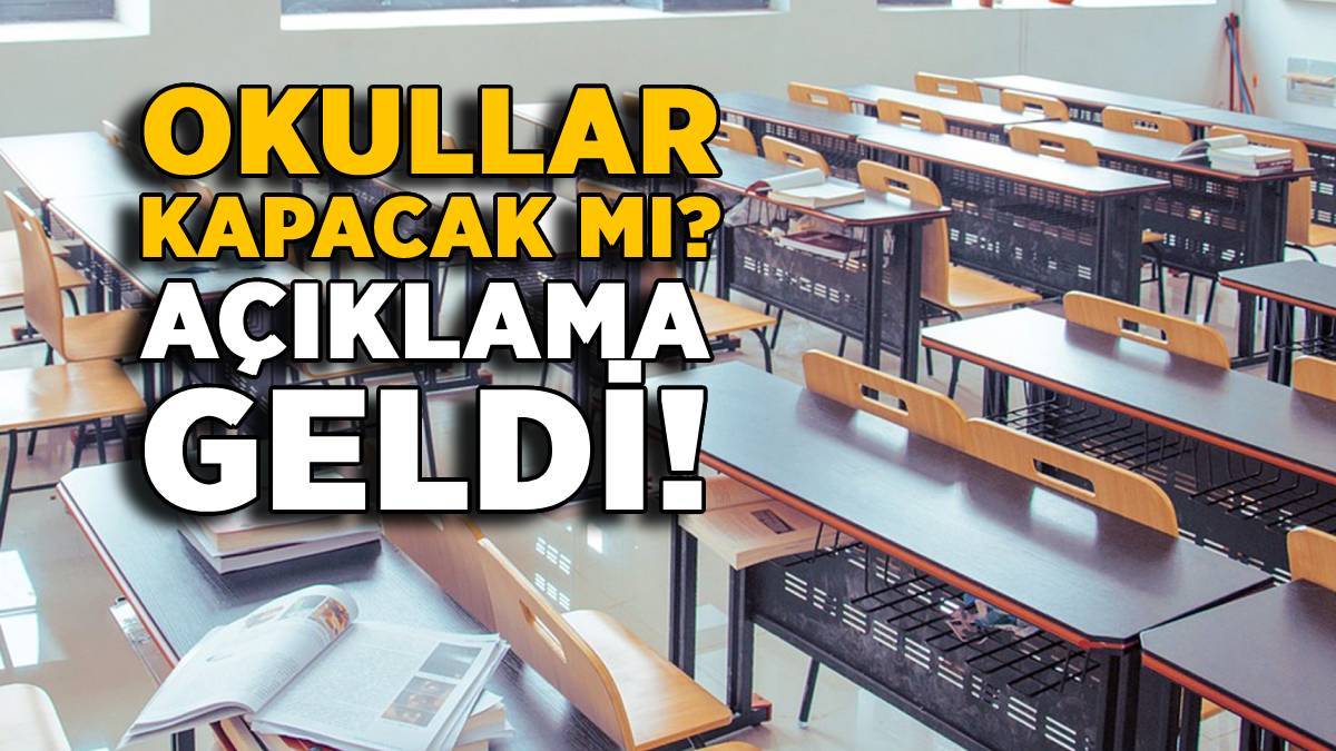 Vaka sayısı patladı! Yeni tedbirler masada! Son dakika okullar kapanacak mı? Bakan duyurdu...