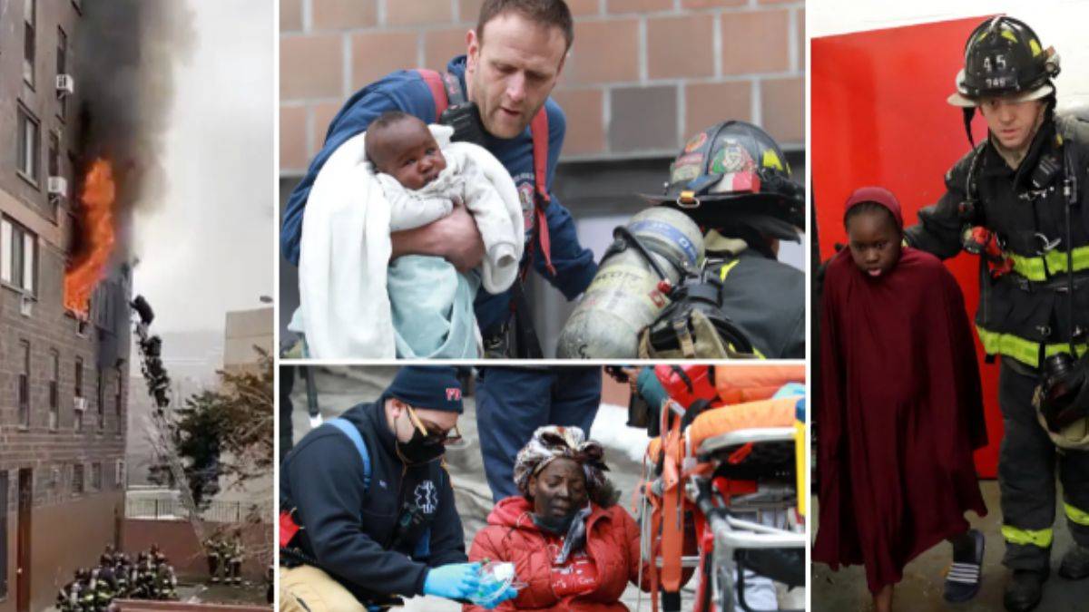 New York'ta yangın faciası; 9'u çocuk 19 kişi öldü