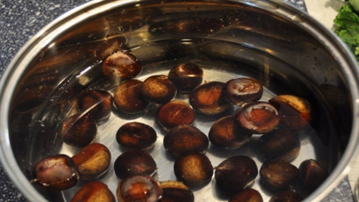 Kestane suda nasıl haşlanmalı?