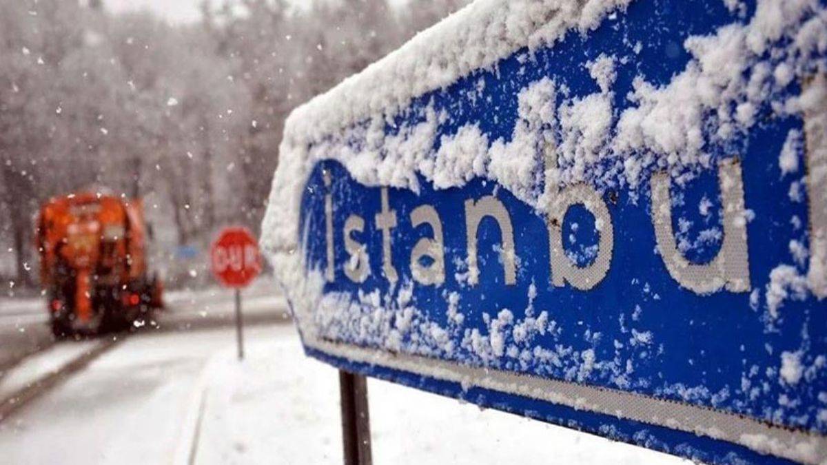 İstanbul'da kar alarmı