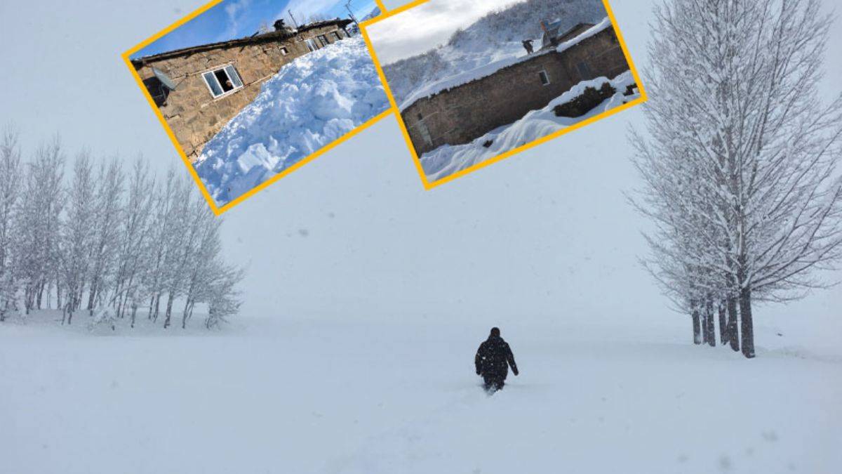 Ovacık'ta kar kalınlığı 70 santimetreyi buldu, eğitime ara verildi