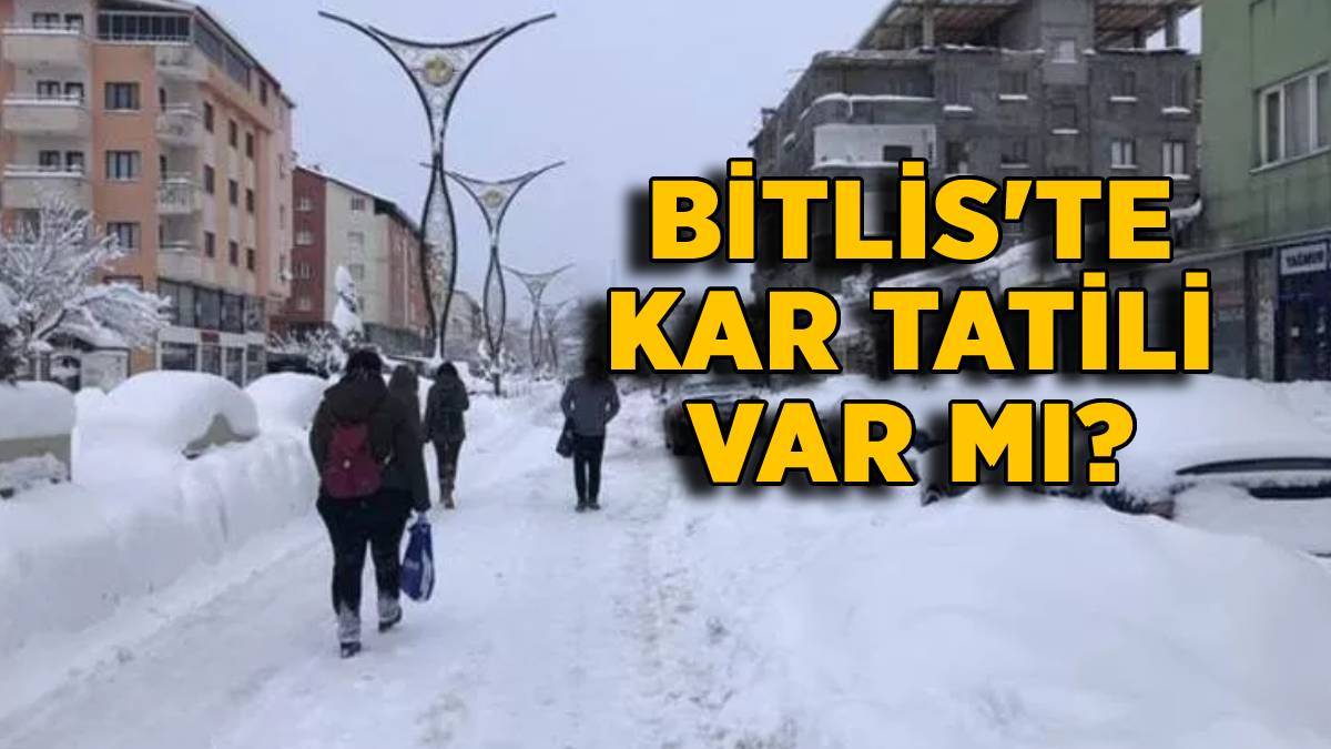 Bitlis'te yarın (13 Ocak) okullar tatil mi edildi? Bitlis ve Ardahan'da 13 Ocak Perşembe okul var mı?
