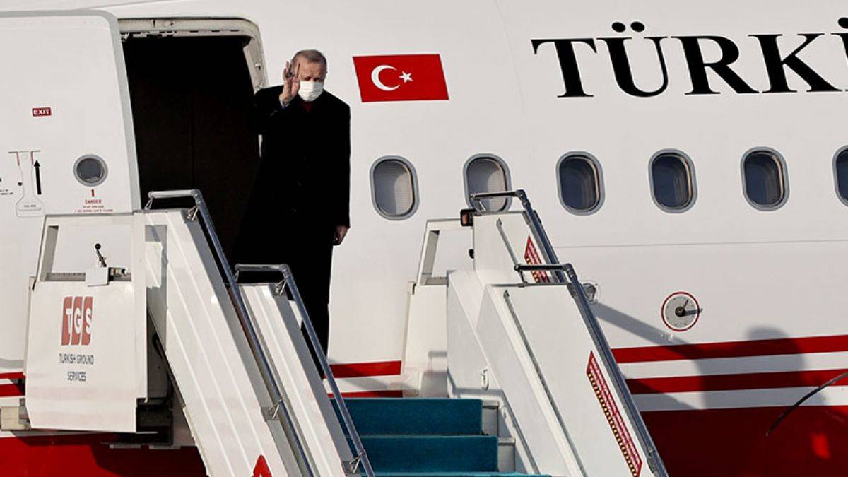 Erdoğan, Arnavutluk'a gitti