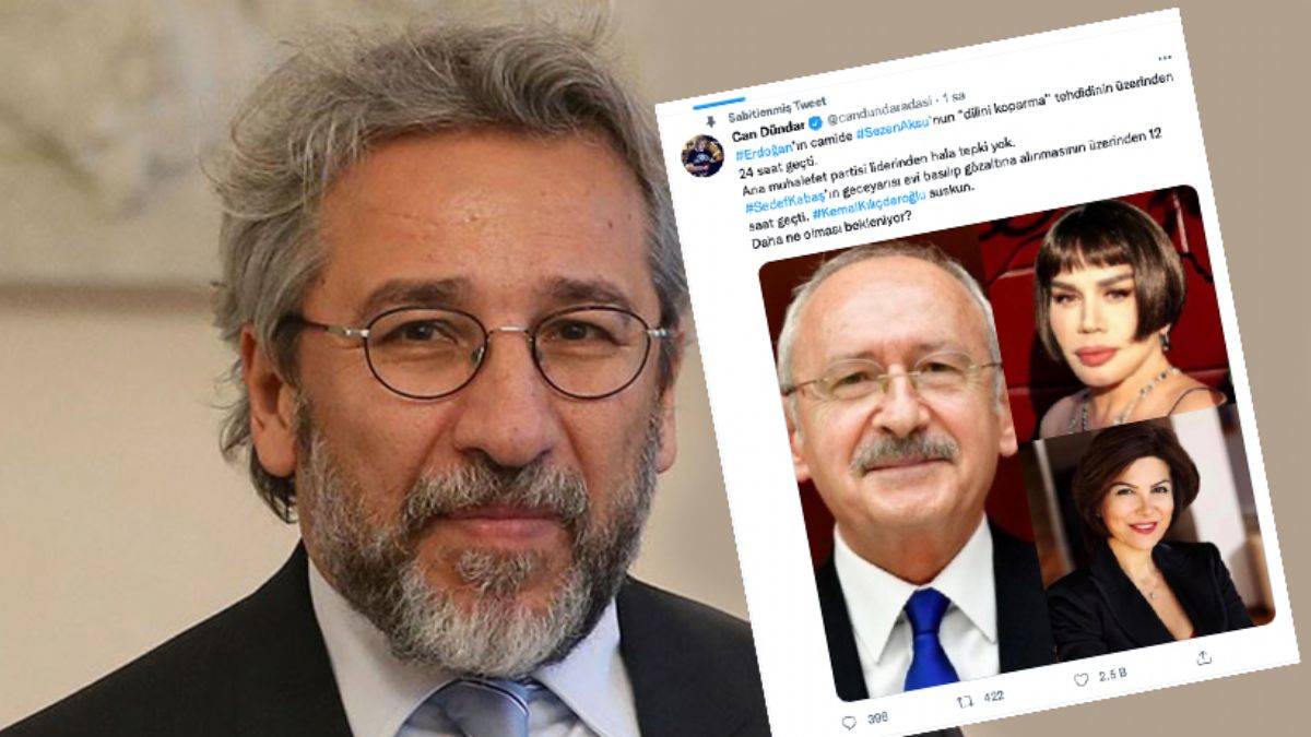 Can Dündar’dan Kılıçdaroğlu’na ‘Sedef Kabaş’ eleştirisi
