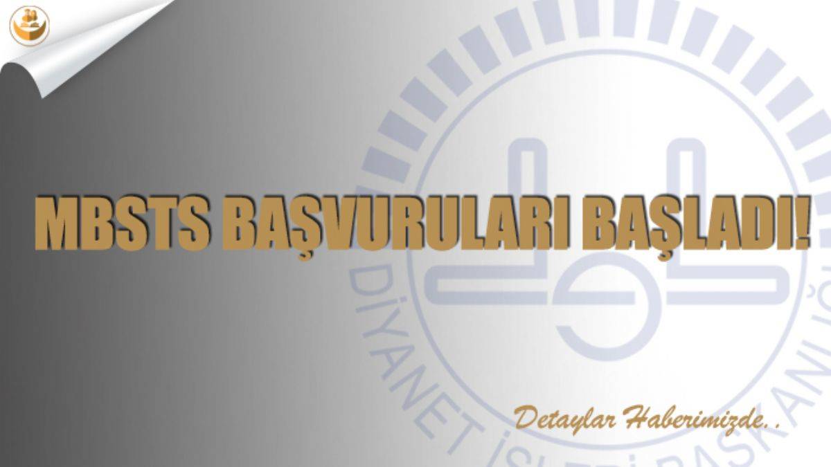 2022-DİB-MBSTS başvuruları başladı