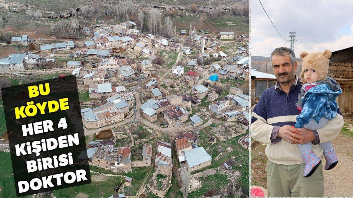 Bu köyde her 4 kişiden biri doktor!