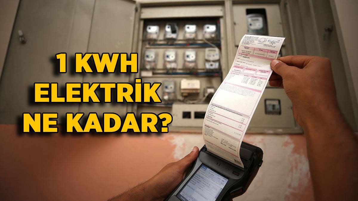 1 kWh elektrik kaç tl 2022? 210 kWh elektrik ne kadar, kaç lira?