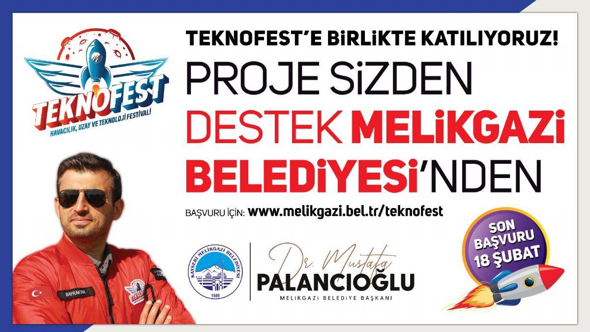 Haydi gençler proje sizden destek Melikgazi'den