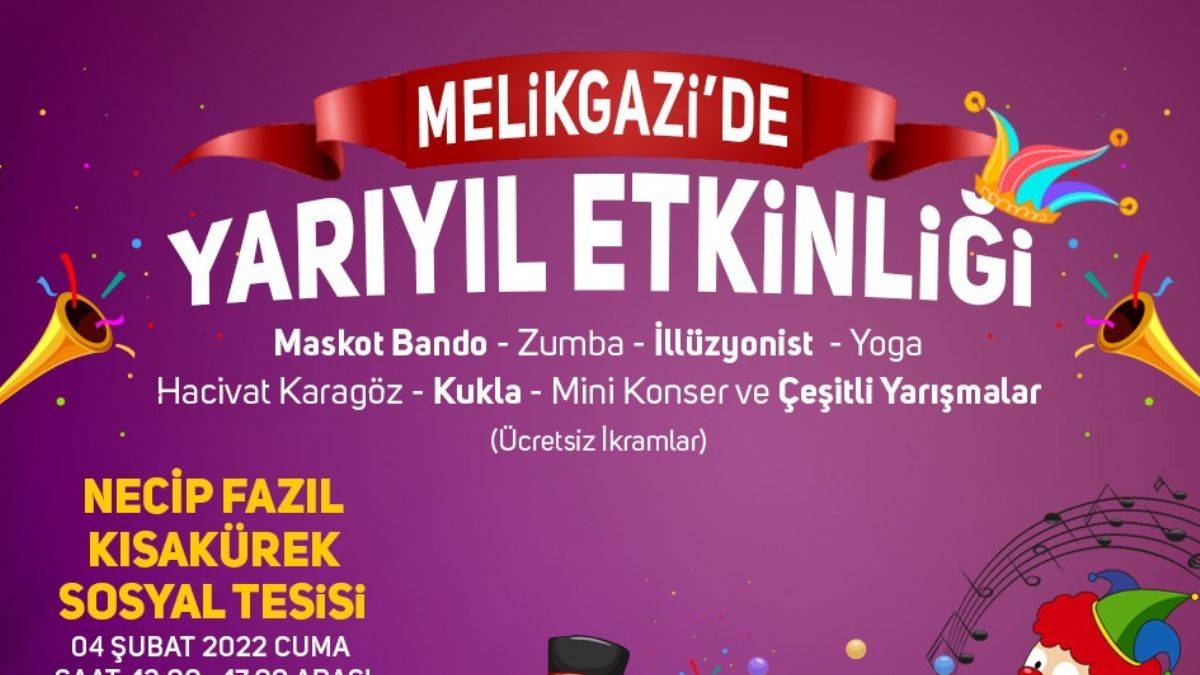 Melikgazi Belediyesi'nden çocuklara özel etkinlikler