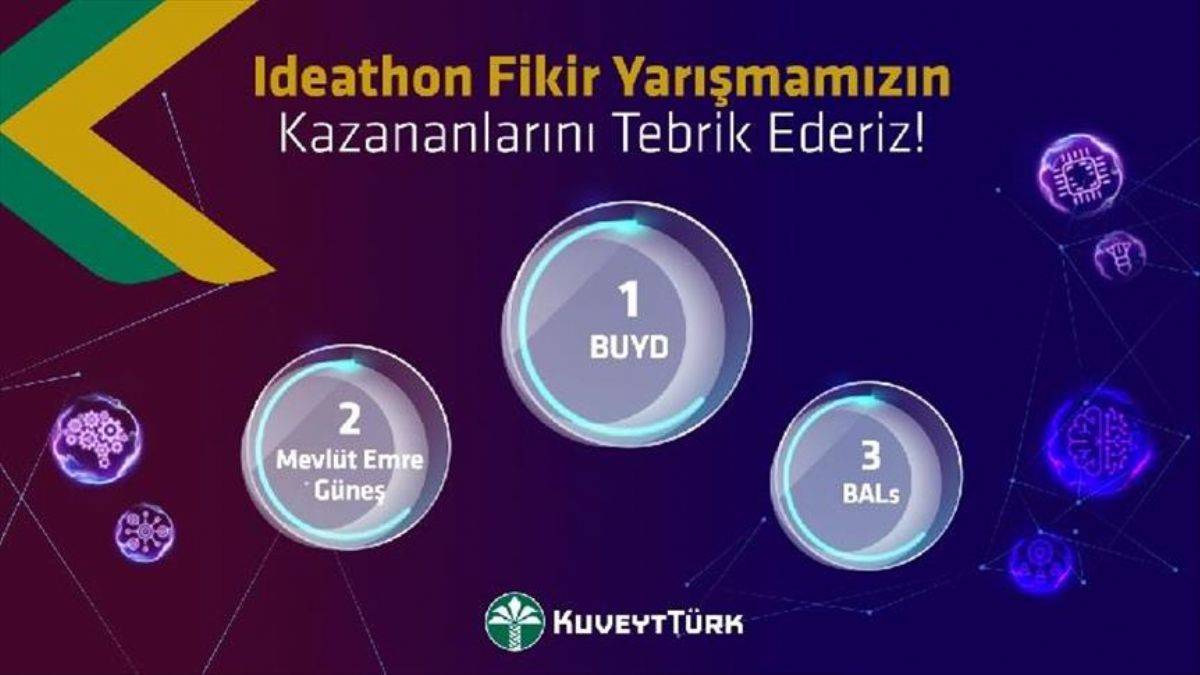 Ideathon Fikir Yarışması'nın kazananları açıklandı