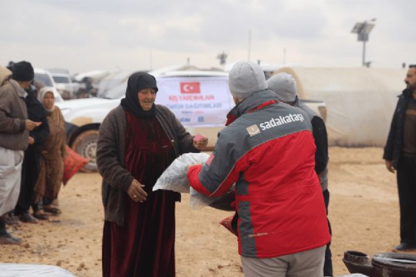 Sadakataşı'ndan Suriye'ye acil yardım