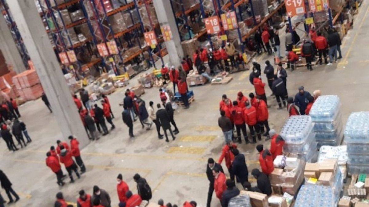 Migros Depo işçileri de iş bıraktı