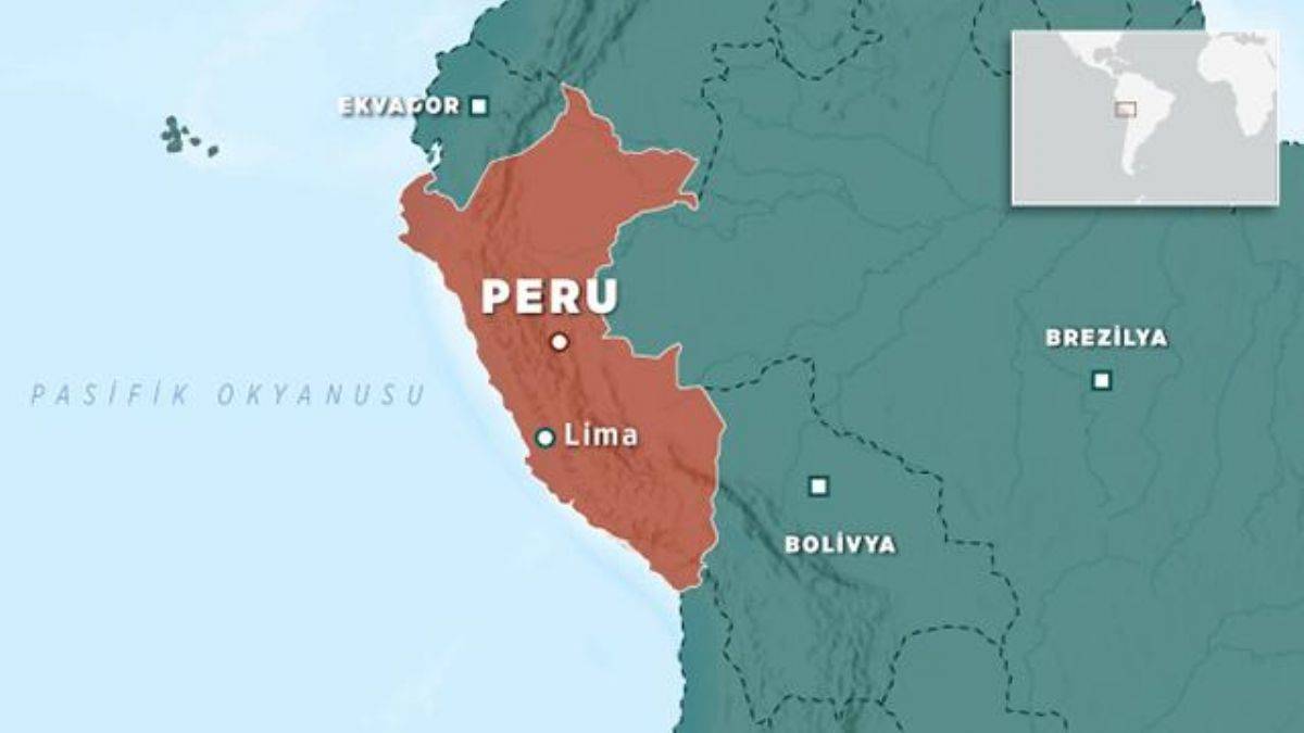 Peru'da 6,8 büyüklüğünde deprem