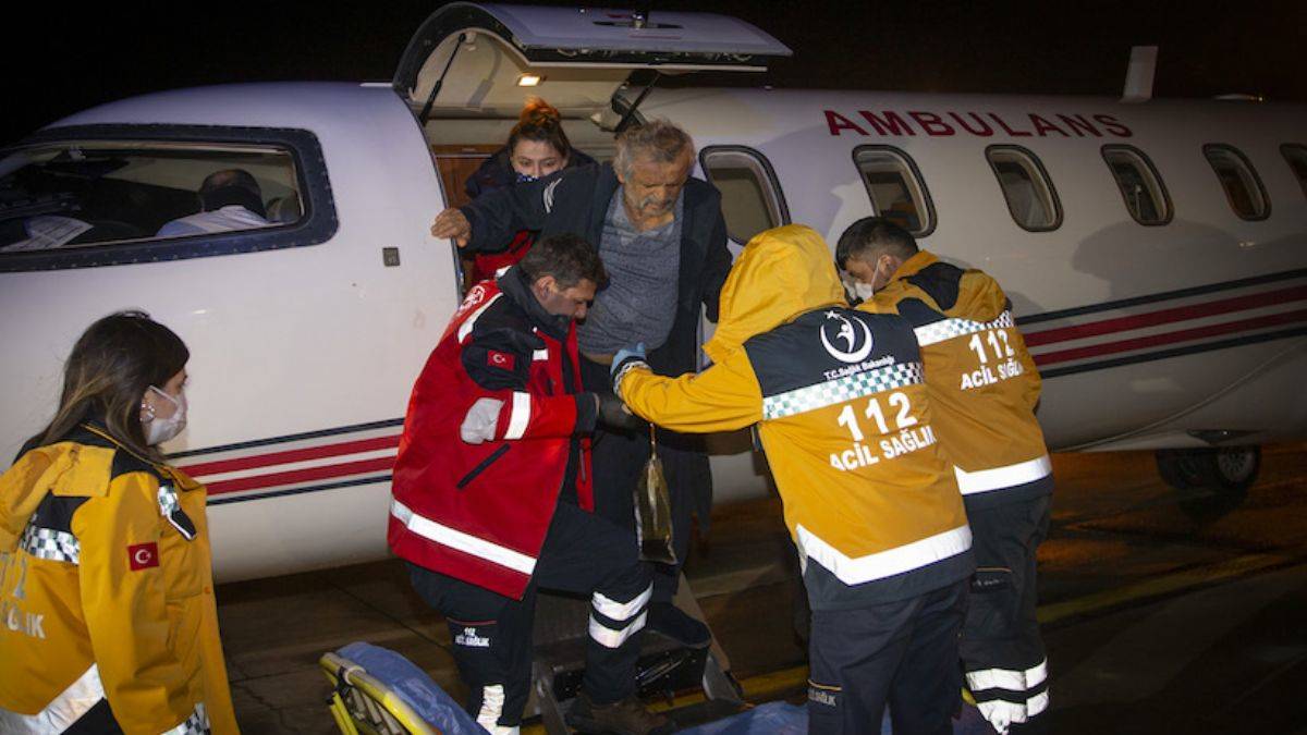 Almanya'da yeterli sağlık hizmeti alamayan Türk hasta Türkiye'ye nakledildi