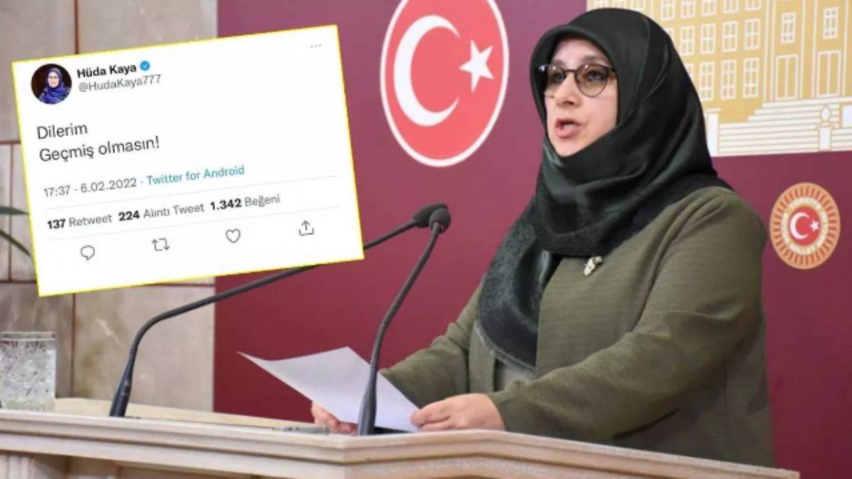 'Dilerim geçmiş olmasın' demişti; AK Parti'den HDP'li Kaya'ya tepki