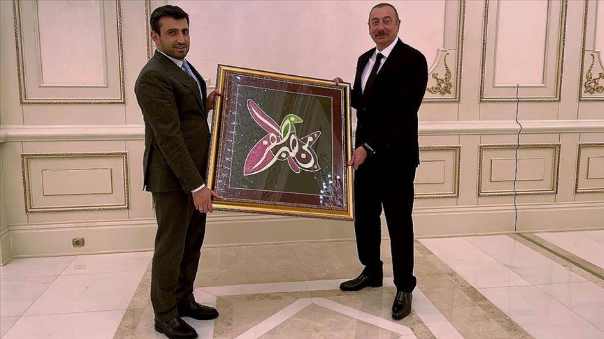 Azerbaycan: Aliyev, Selçuk Bayraktar'ı kabul etti