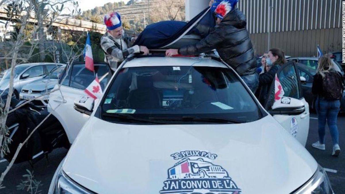 'Özgürlük konvoyu' Brüksel'de de yasaklandı