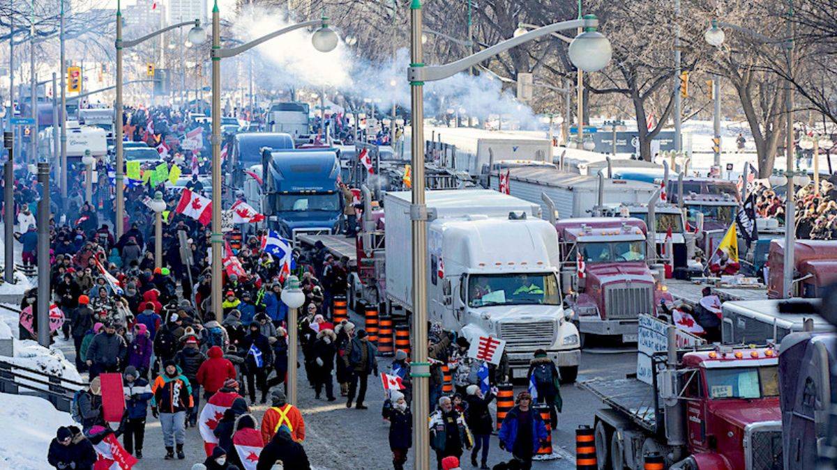ABD Kanada’yı kamyoncu protestolarına müdahale etmeye çağırdı