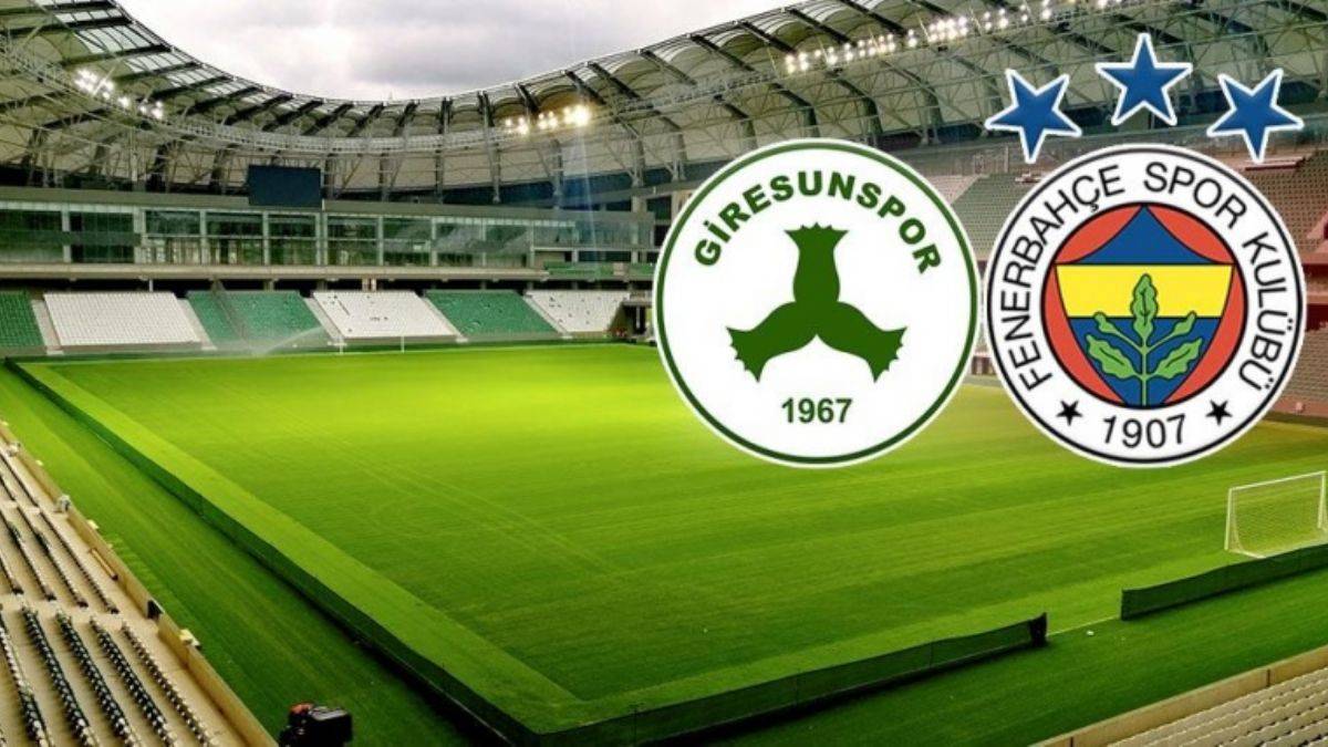 GZT Giresunspor-Fenerbahçe maçı ne zaman, nerede? Muhtemel 11'ler nedir?