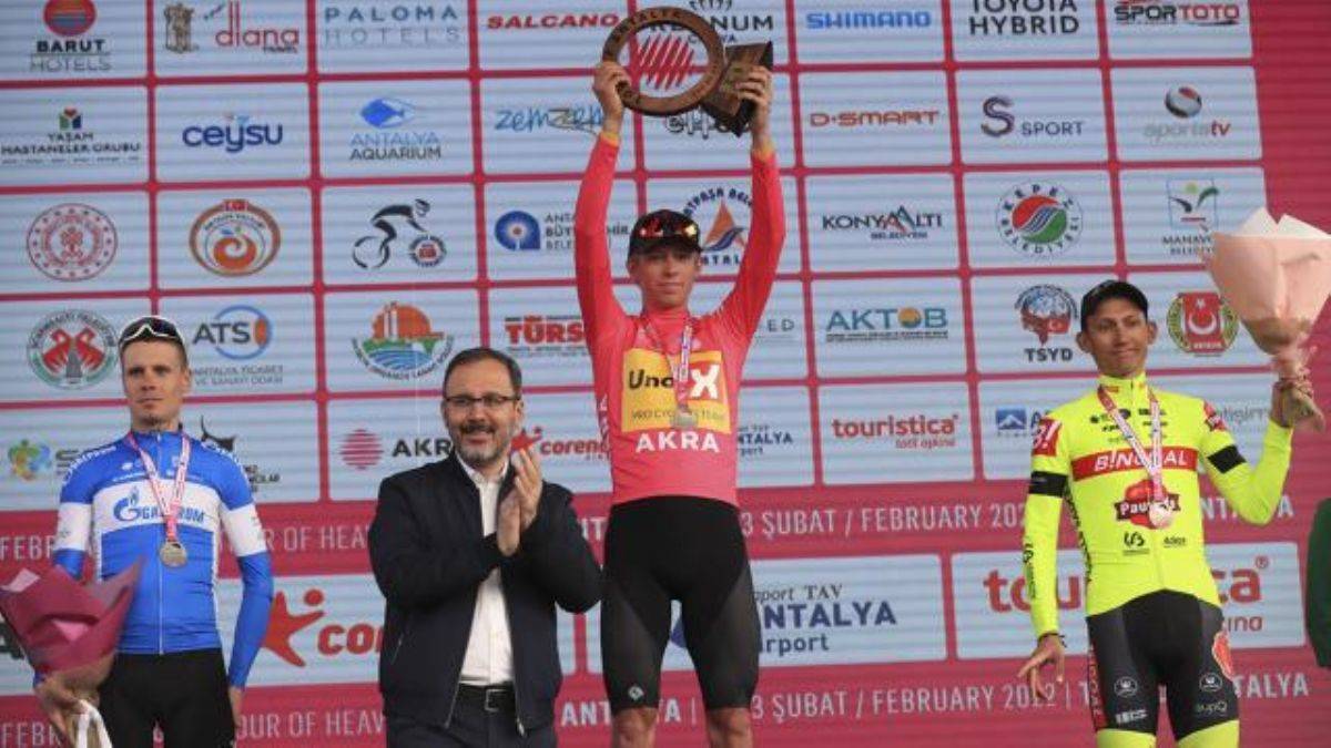 Antalya Bisiklet Turu'nun şampiyonu Jacob Hindsgaul oldu