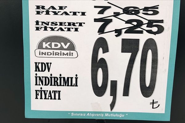 Gıdada KDV indirimi etiketlere yansımaya başladı