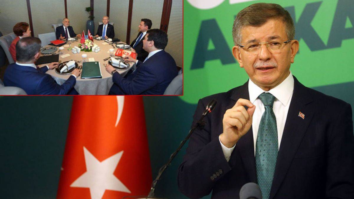 Davutoğlu'ndan Bahçeli'ye 'altılı masa' cevabı: Bu Halil İbrahim Sofrası, sizinki Kurtlar Sofrası