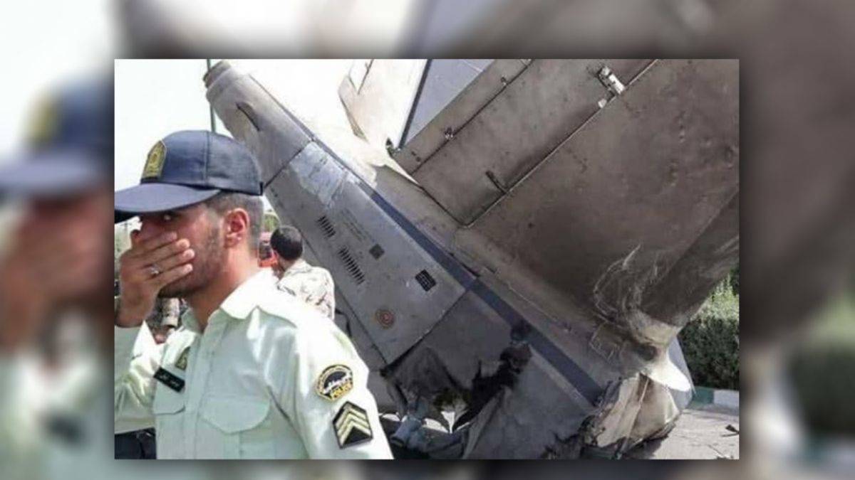 İran'da savaş uçağı düştü!