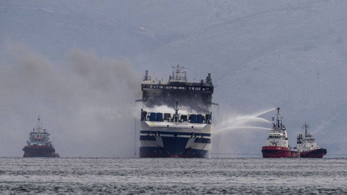 Yunanistan'daki feribot yangınında yeni gelişme