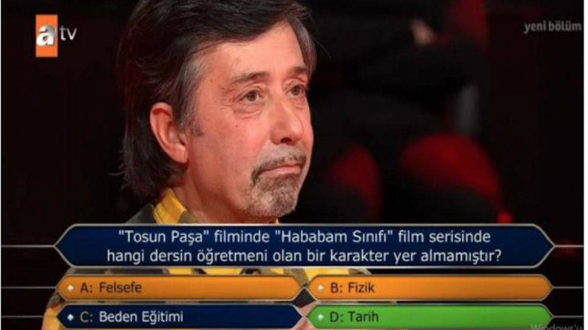 'Zampara Seyfettin' filmiyle tanınmıştı, elendiği soru şaşırttı