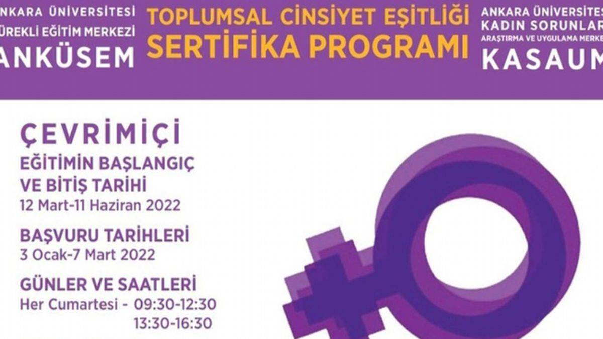 Ankara Üniversitesi’nden 'Toplumsal Cinsiyet Eşitliği' programı