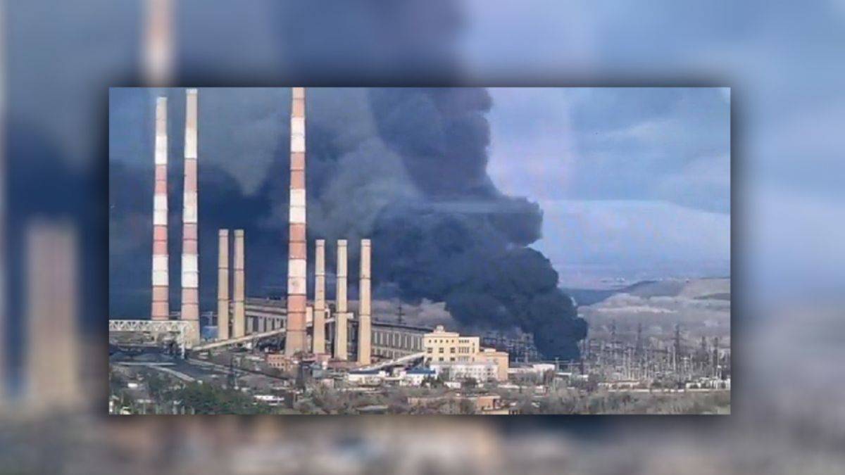 Ayrılıkçılar Luhansk elektrik santralini vurdu