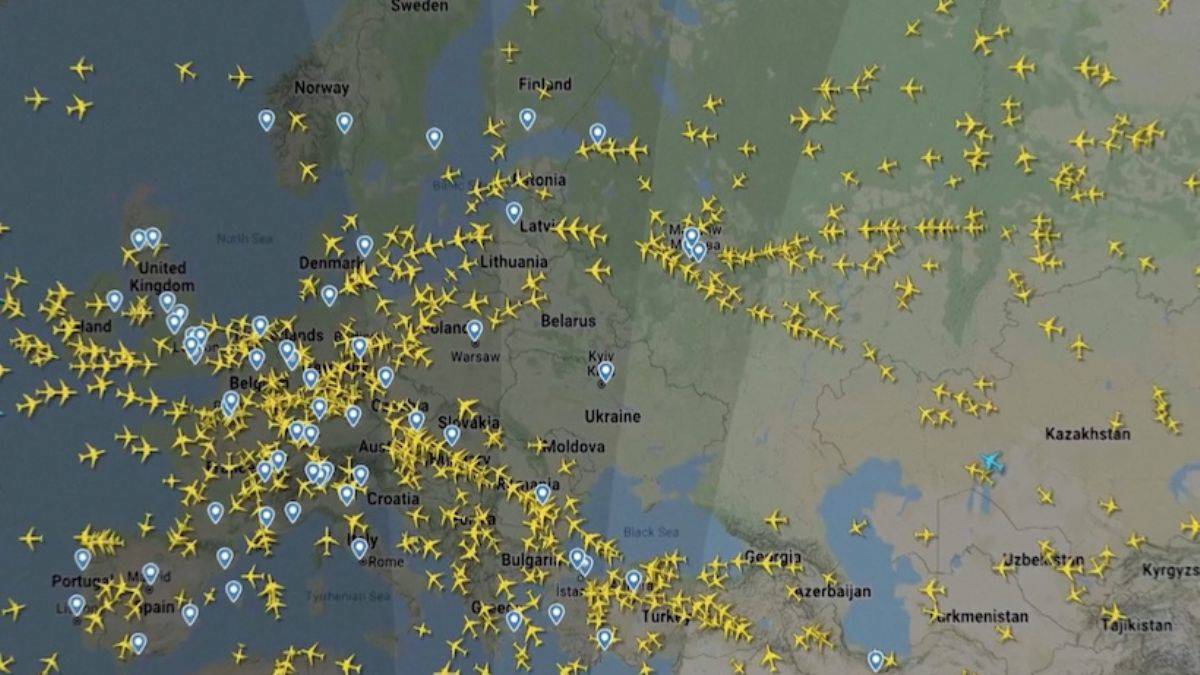 Ukrayna hava sahasını sivil uçuşlara kapattı